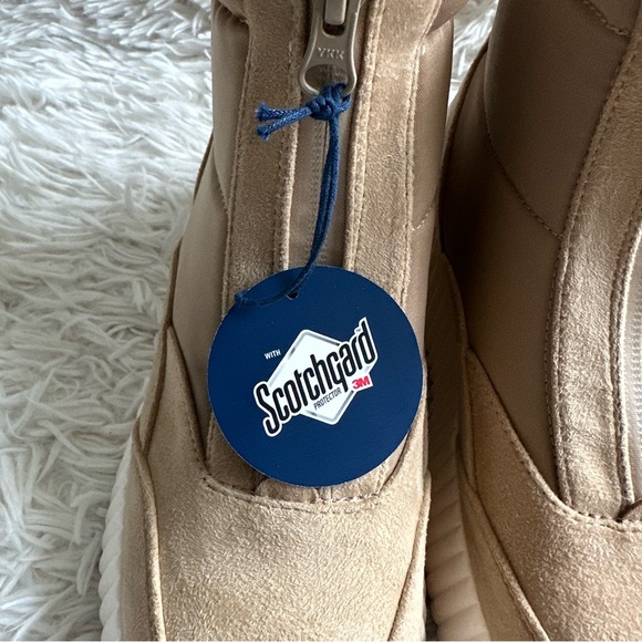 White Mountain Downtown High Top Boots Sand Size 7 New In Box - Picture 5 of 11